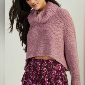 Altar’d State NWT Rose Cowl Neck Sweater